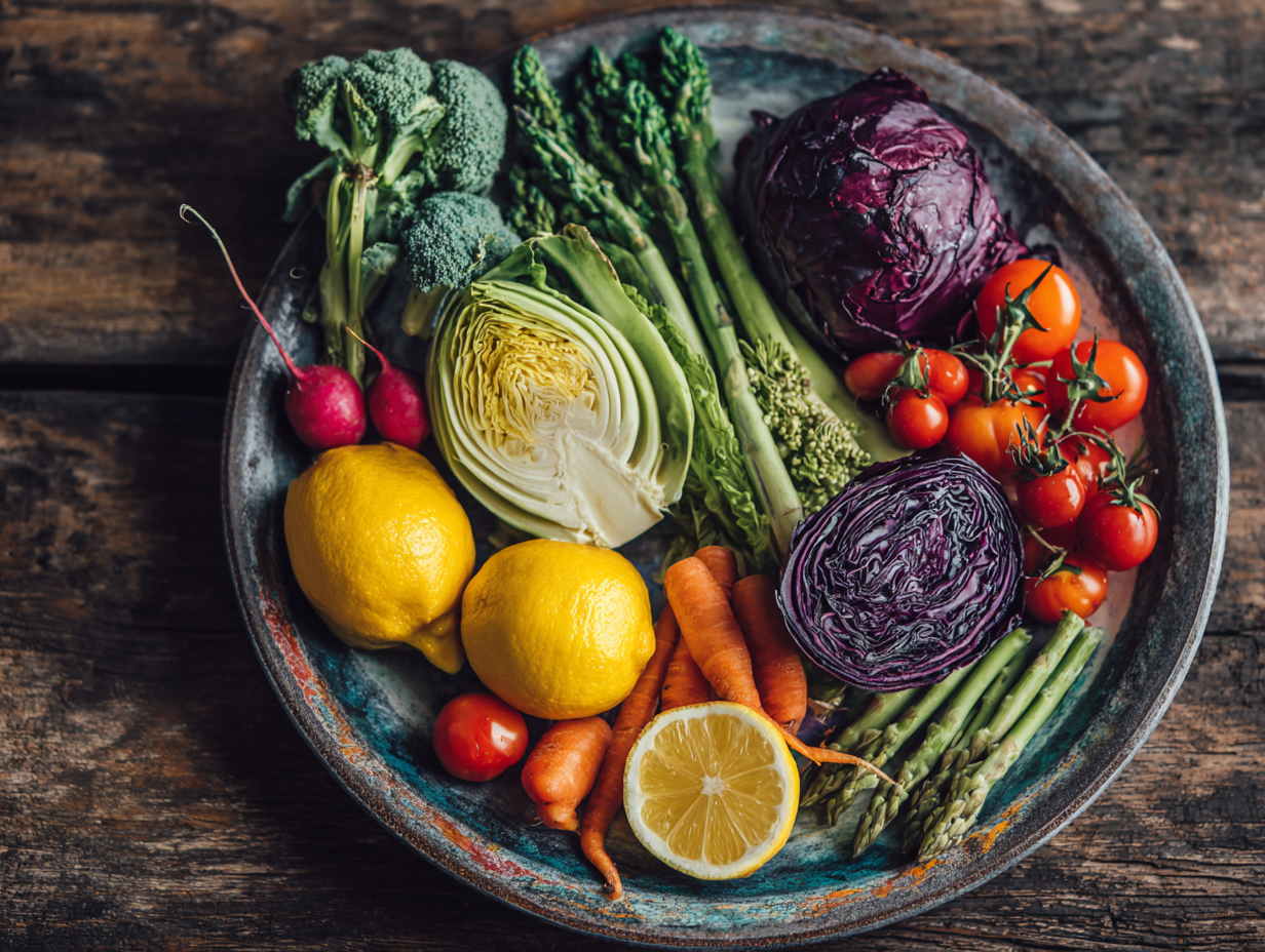 Friss zöldségek és gyümölcsök